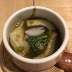 博多ほたる 西中洲本店 - この茶碗蒸しのお出汁で昨日の脂がリセットされましたww