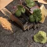 博多ほたる 西中洲本店 - 藁焼き。個人的にはわさび一択