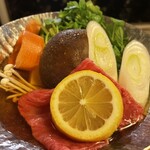 四季彩 - レモン牛鍋