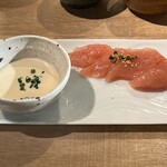 鳥焼き 鬼つね - こちらはマヨネーズソースを付けて焼きあげます