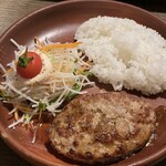 びっくりドンキー - ディッシュハンバーグセット　630円