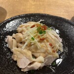 Cyuukai Zakaya Ryuushou - 蒸し鶏の葱油ソース