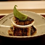 Yamasaki - 春野菜と鰻とわかめの酢の物 うるい ギボウシ