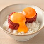 Domestic beef, delicious and tender Yukhoe rice bowl - double