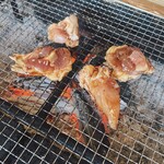 ろばたやき山ろく - 焼き焼き〜♪