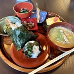 前山お結びCafe - 限定20食の朝ごはん。