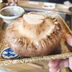 ろばたやき山ろく - ジャンボ椎茸♪