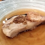 湯島天神下 すし初 - ナメタガレイの煮付け