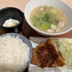 Tonraku - 豚汁定食です♪