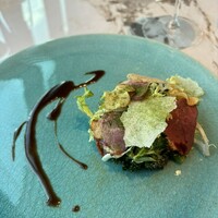 LIAISON AZABUDAI - 津軽鴨(胸肉ロースト) ケール　胡桃ドレッシング