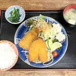 揚げ処 春夏秋冬 - アジフライ定食
