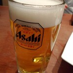 寿司の魚常 - 晩酌セット990円の生ビール通常693円