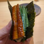 鮨徳 - うなぎ手巻き