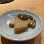 鮨徳 - 鮑 肝ソース