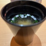 鮨徳 - 味噌汁