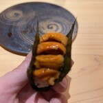 鮨徳 - うに手巻き