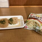 レストラン 時之栖 - 大根、タケノコ、お土産のたぬきむすびの素