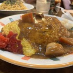 レストランカフェ グレース - らっきょうと福神漬も付けていただきました