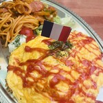 珈琲西武 西新宿店  - オム&ザ・ナポリタンコンボ