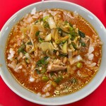 Ramen Yamaokaya - ライスにスープを投入して雑炊風に