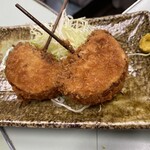 鯉とうなぎのまるます家 - 玉ねぎフライ