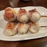 赤羽 もつ焼のんき - うずら豚巻き