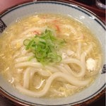 四代目横井製麺所 - 蟹玉あんかけうどん  390円