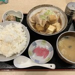 サウナセンター - 肉豆腐定食