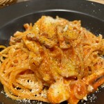 Kitchen Otto - イカとモッツァレラのトマトスパゲッティ¥1,100