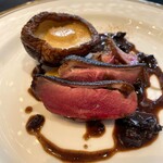 クイントカント - 鴨と原木椎茸