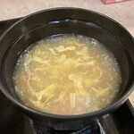 麻婆豆腐 熊 - スープ