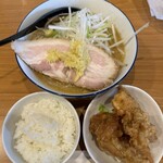 札幌麺や みそら - ザンギセット