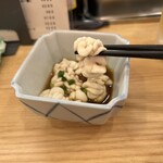 立呑み 晩杯屋 - 白子ポン酢310円箸あげ