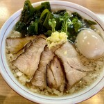 麺 㐂色 - 肉ワカメそば(醤油)