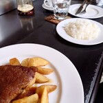 多摩川ダイナー - ポークジンジャー ライスつき