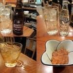 まつや - ホッピーセット￥430/酎ハイボール￥330/梅酒