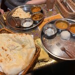 インド＆ネパールレストラン＆バー サグン - Bランチの食べかけ…