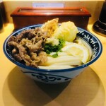 梅田 釜たけうどん - 肉ぶっかけ　温