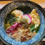 麺屋 武一 - 全部入りうどん¥990