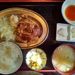 とり家ゑび寿 シャミネ松江店 - ミックス焼き定食