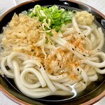 讃岐麺食堂 うどん 縁や - 料理写真:かけうどん中(ネギ・天かす・生姜・七味トッピング)¥400