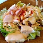 サイゼリヤ - 「チキンのサラダ」着木皿＼(^o^)／