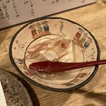 季節料理かたやま - ゴメン、食べちゃった塩奴。岡山の「おかべ」の豆腐です。