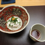 青山　仁 - 次のお皿にはポン酢が添え荒れて。