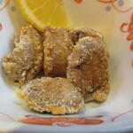 酒蔵 力 - お通しは鮪の唐揚げ