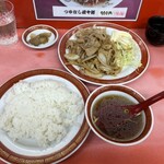 240021289 - 生姜焼定食（ライス＆中華スープ＆生姜焼＆搾菜＆お茶）