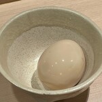 三代目晴レル屋 - 鶏白湯鶏soba半熟味玉入り