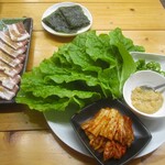 焼肉ホルモン 銀風 - サムギョプサルセット