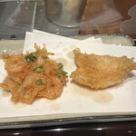 天ぷら ひさご - 和定食３０００円。キス、かき揚げ。油がそろそろ限界？　
