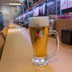 スシロー  - 生ビール 590円(2024年3月)